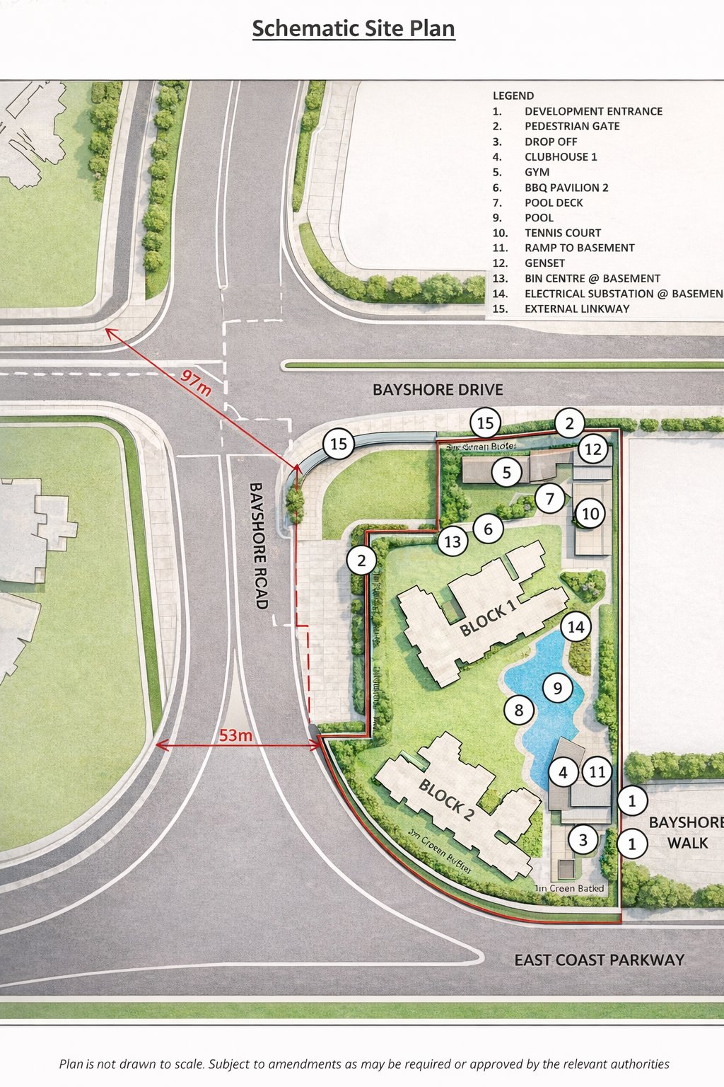 Vela Bay Schematic Site Plan