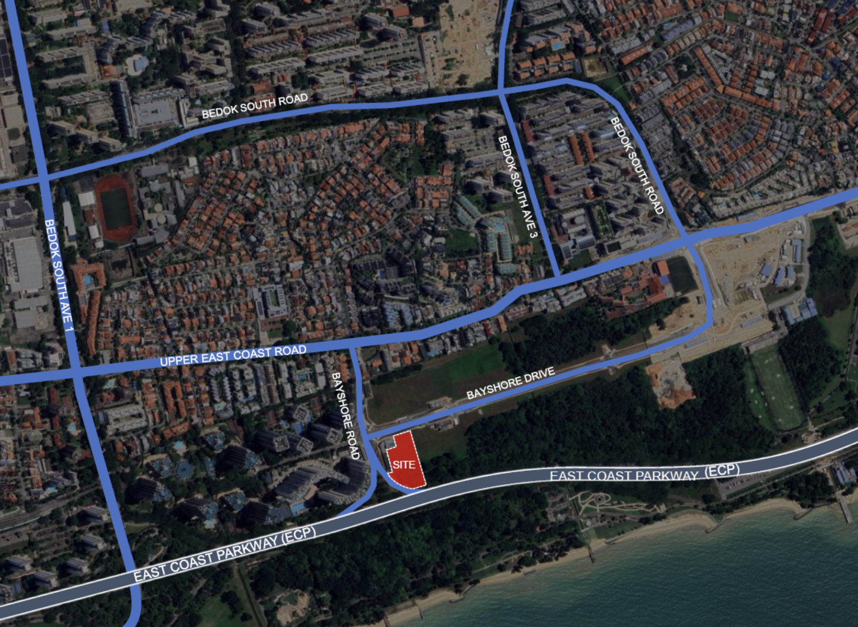 Satellite site location